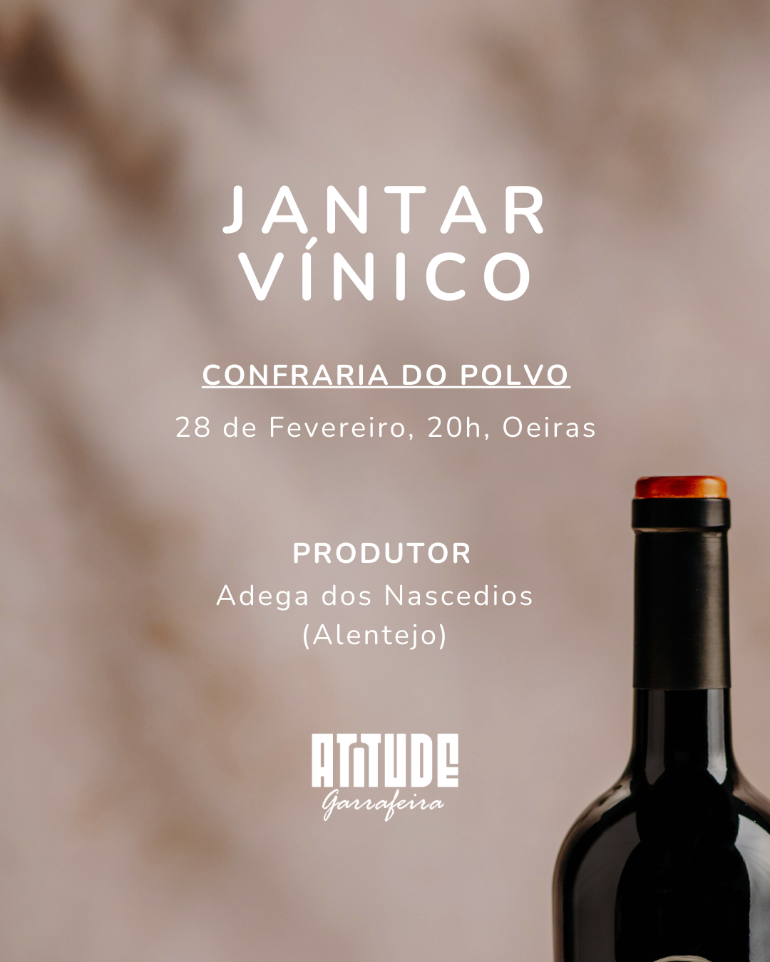 Jantar Vínico - Confaria do Polvo